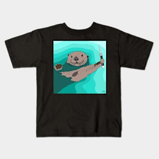 Beware the Treaterous Otter! Kids T-Shirt